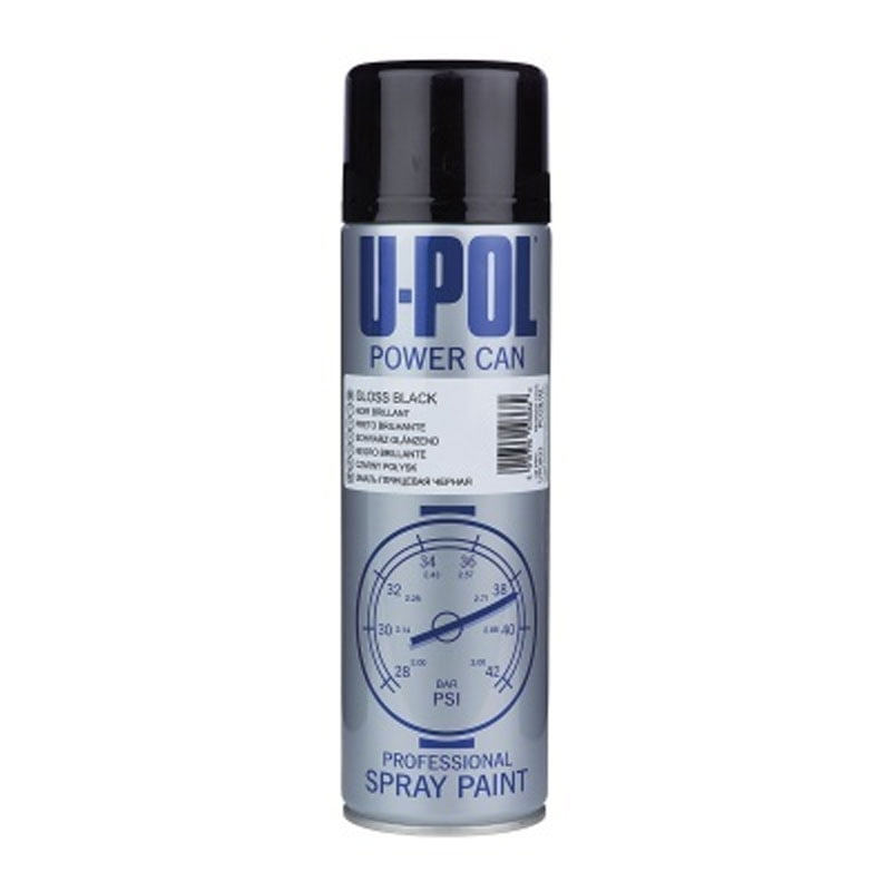 Spray vopsea auto profesionala negru mat 500 ml